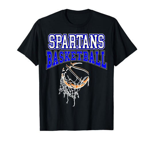 Spartans Basketball Mom Sports Game T-Shirt - Trendy Graphic for Adults - T-Shirt, Sweatshirt, Hoodie