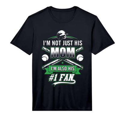 Im Not Just His Mom Im His Number 1 Fan T-Shirt - Custom Art Print Unisex - T-Shirt, Sweatshirt, Hoodie
