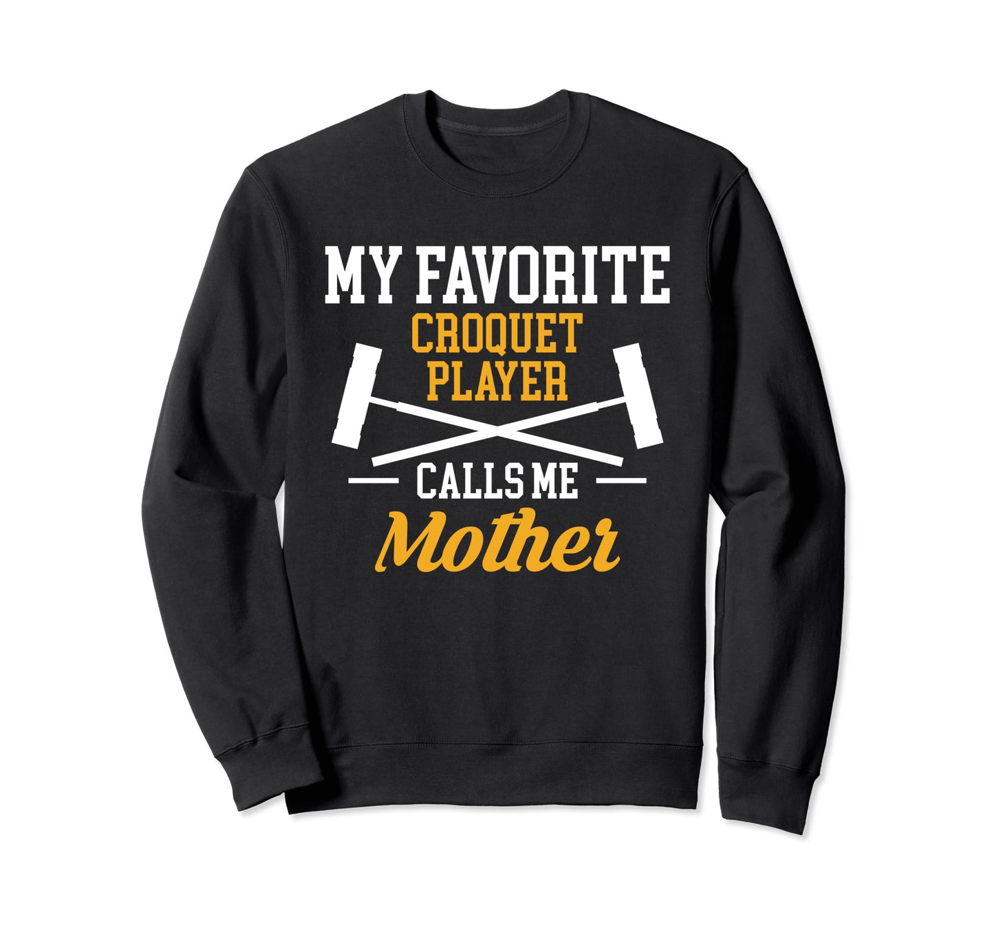 Croquet Lawn Game Croquet Player Sweatshirt - Minimalist Print for Adults - T-Shirt, Sweatshirt, Hoodie