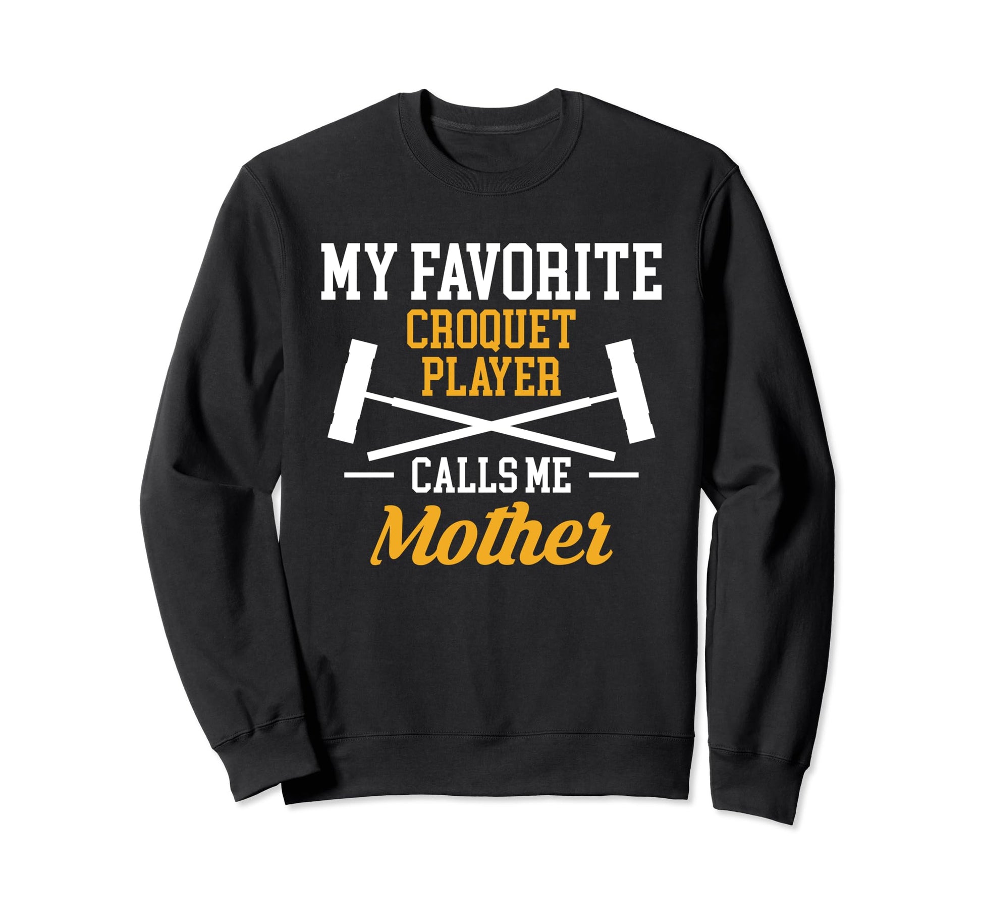 Croquet Lawn Game Croquet Player Sweatshirt - Minimalist Print for Adults - T-Shirt, Sweatshirt, Hoodie