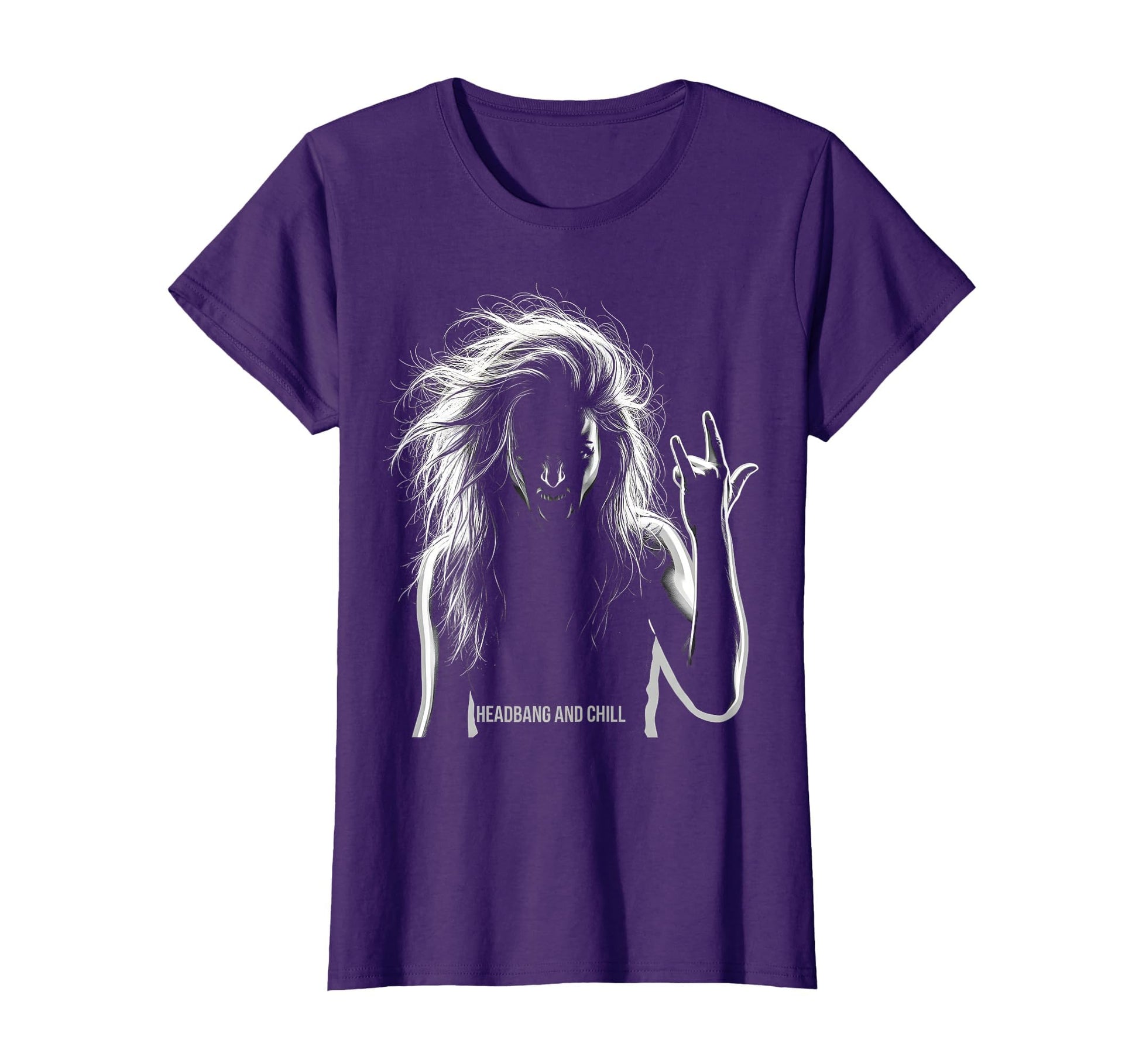 Headbang And Chill Rock Music T-Shirt - Unique Graphic Men Women - T-Shirt, Sweatshirt, Hoodie