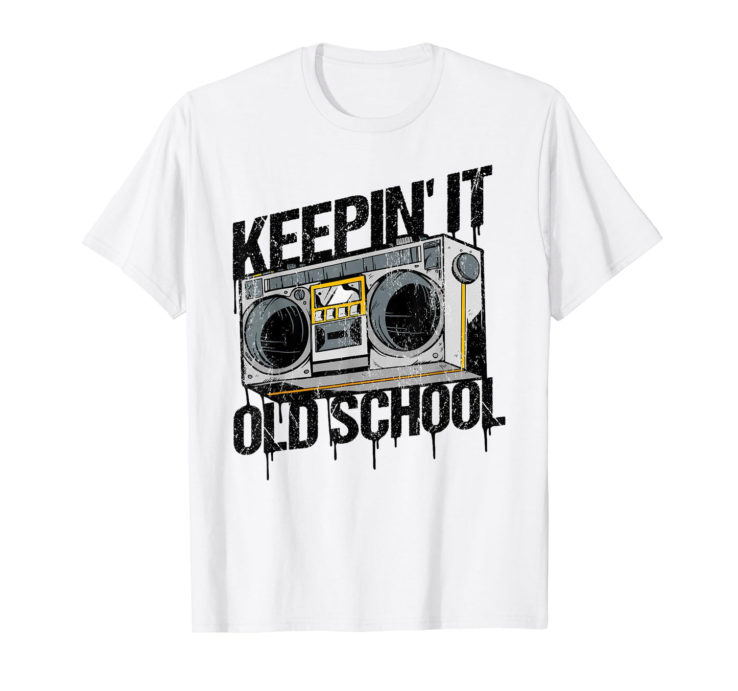 Old School Hip Hop 80S 90S Mixtape T-Shirt - Graphic Print Men Women - T-Shirt, Sweatshirt, Hoodie