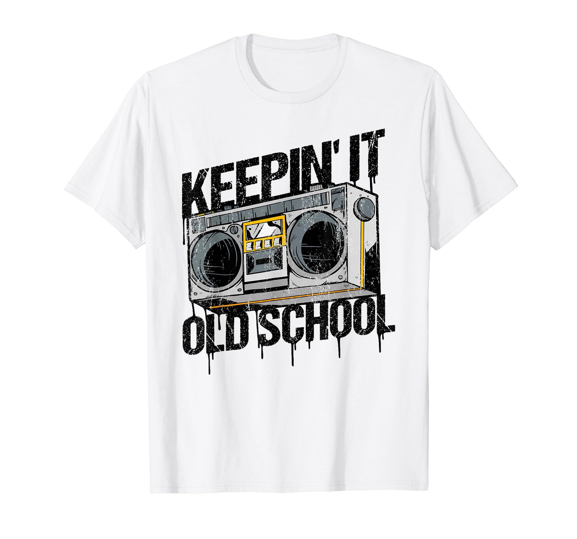 Old School Hip Hop 80S 90S Mixtape T-Shirt - Graphic Print Men Women - T-Shirt, Sweatshirt, Hoodie