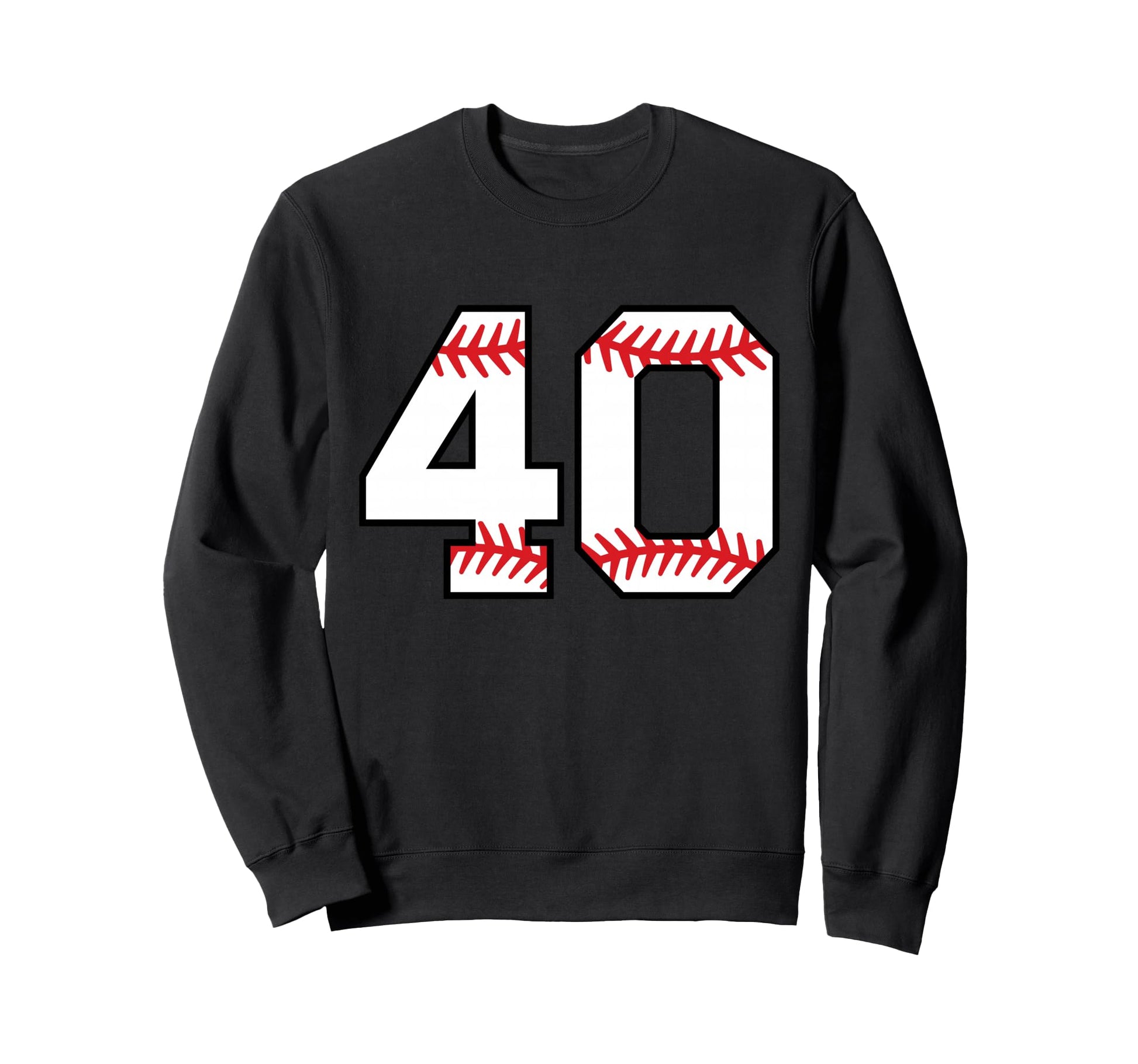 Baseball Number 40 Sweatshirt - Graphic Print Men Women - T-Shirt, Sweatshirt, Hoodie