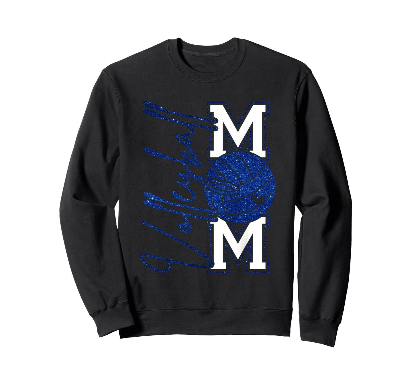 Volleyball Mom Game Day Mama Sweatshirt - Graphic Print for Adults - T-Shirt, Sweatshirt, Hoodie