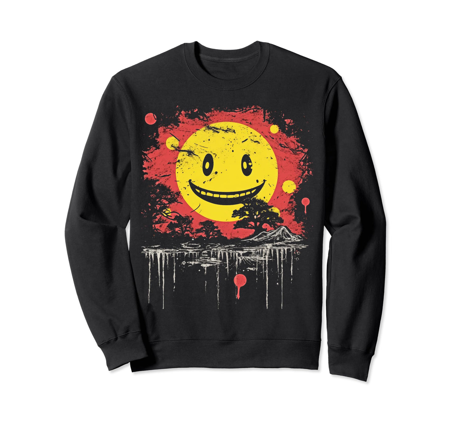 Sun Boho Groovy Sunshine Grunge 53 Sweatshirt - Custom Art Print Unisex - T-Shirt, Sweatshirt, Hoodie