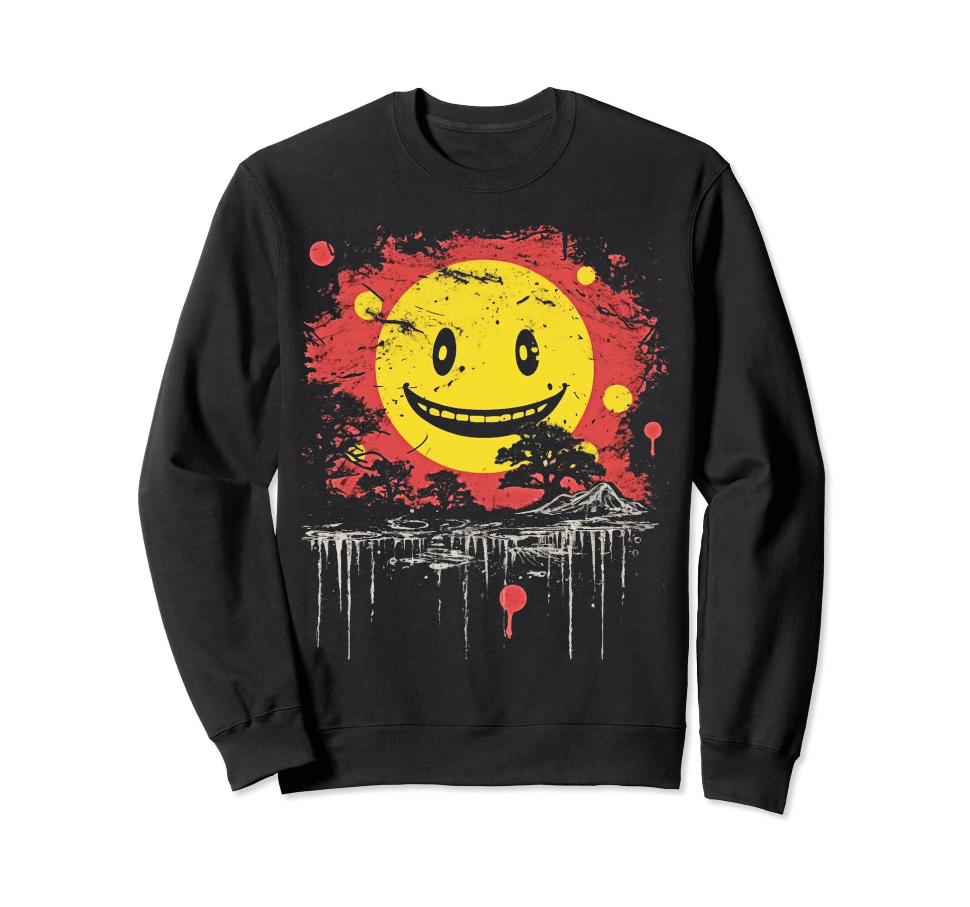 Sun Boho Groovy Sunshine Grunge 53 Sweatshirt - Custom Art Print Unisex - T-Shirt, Sweatshirt, Hoodie