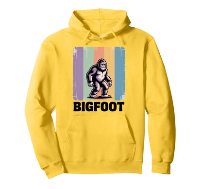 Bigfoot Rainbow Hoodie - Custom Art Print for Adults - T-Shirt, Sweatshirt, Hoodie