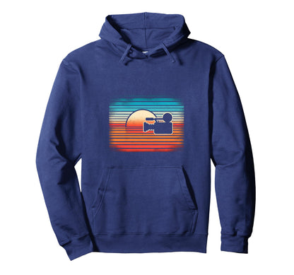 Sunset Camera Hoodie - Aesthetic Graphic Men Women - T-Shirt, Sweatshirt, Hoodie