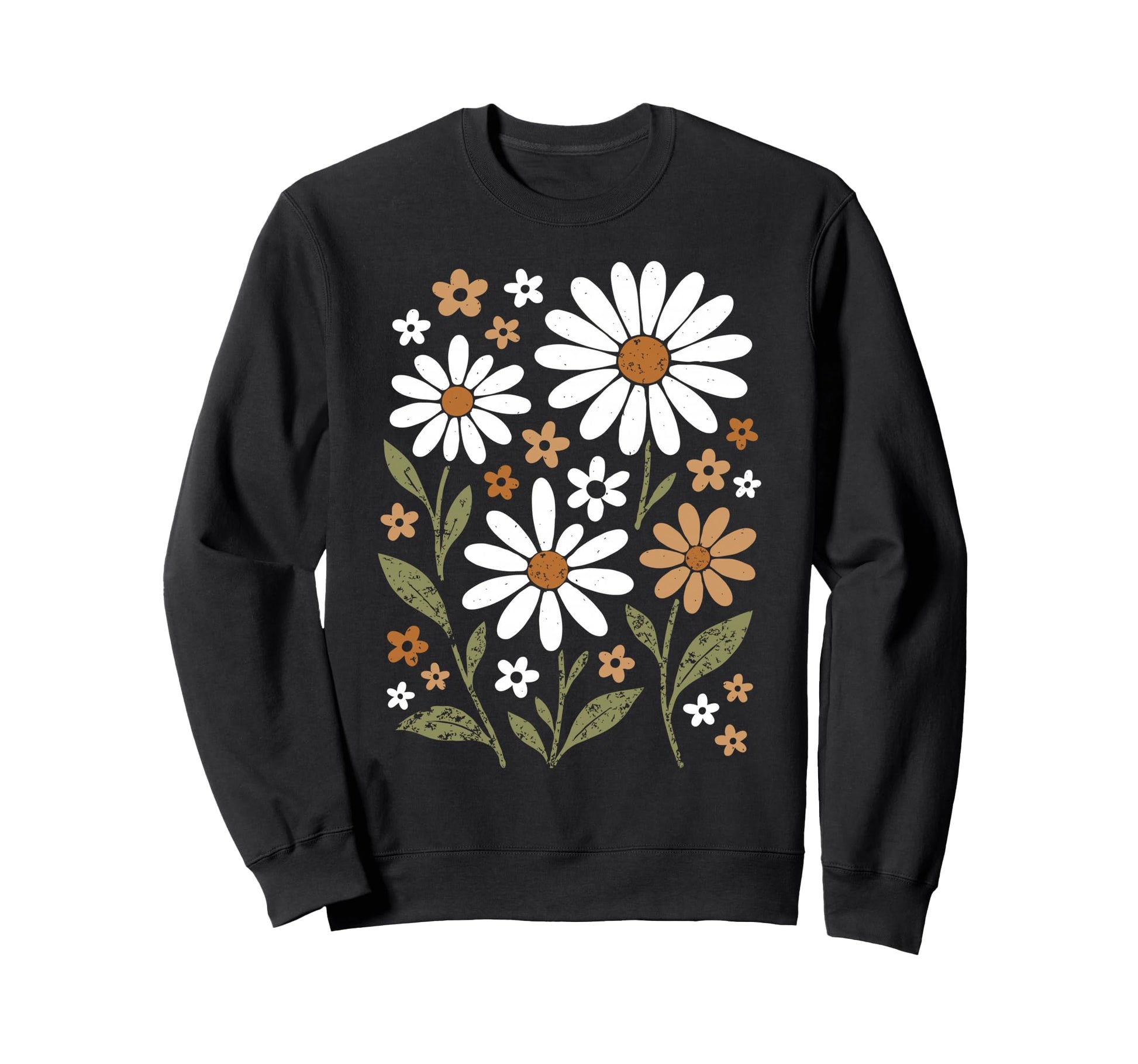 Wildflowers Flowers Pattern Summer Sweatshirt - Trendy Graphic for Adults - T-Shirt, Sweatshirt, Hoodie