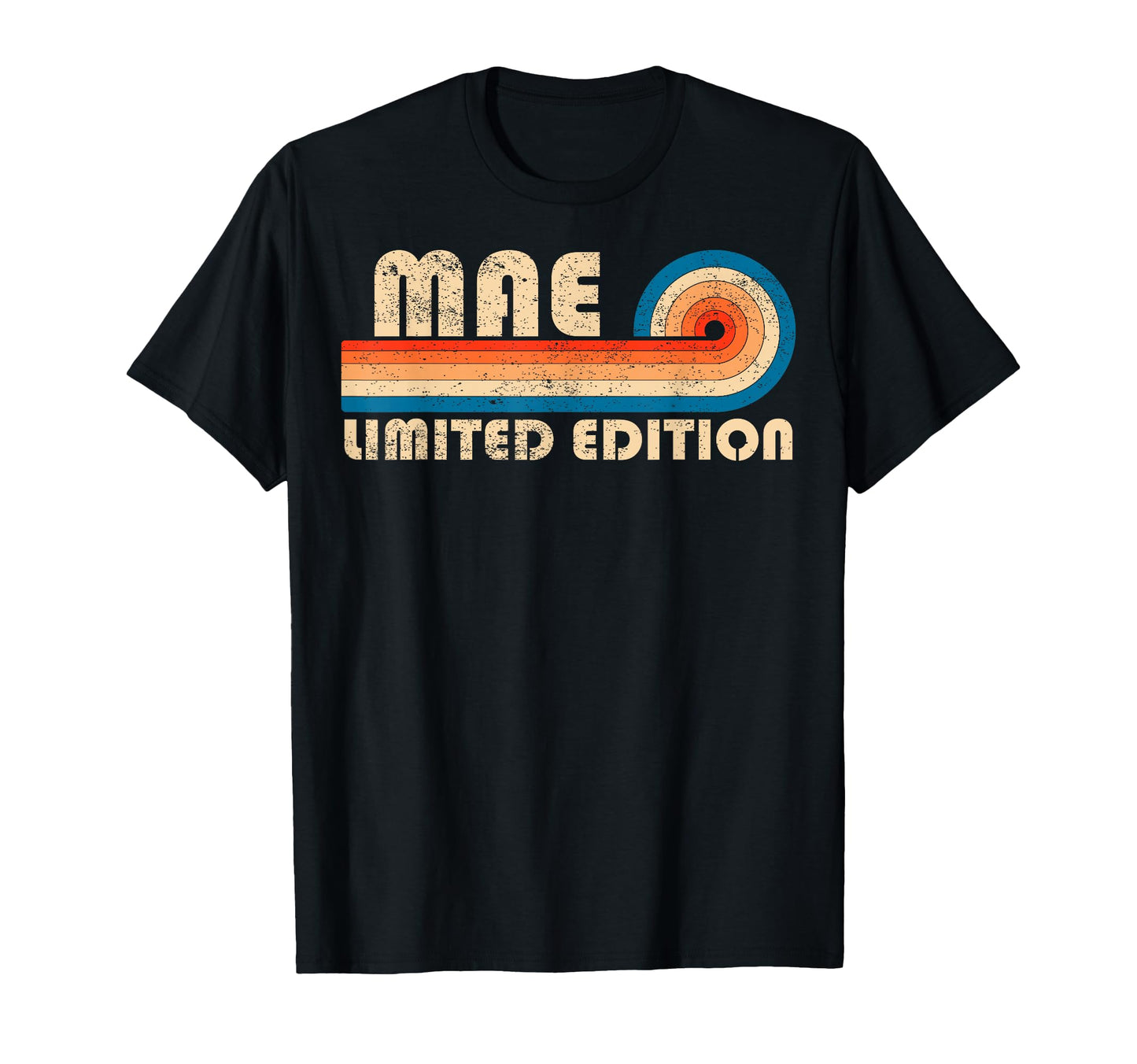 Mae 70S 80S Sunset Stripe T-Shirt - Fun Novelty Design Men Women - T-Shirt, Sweatshirt, Hoodie