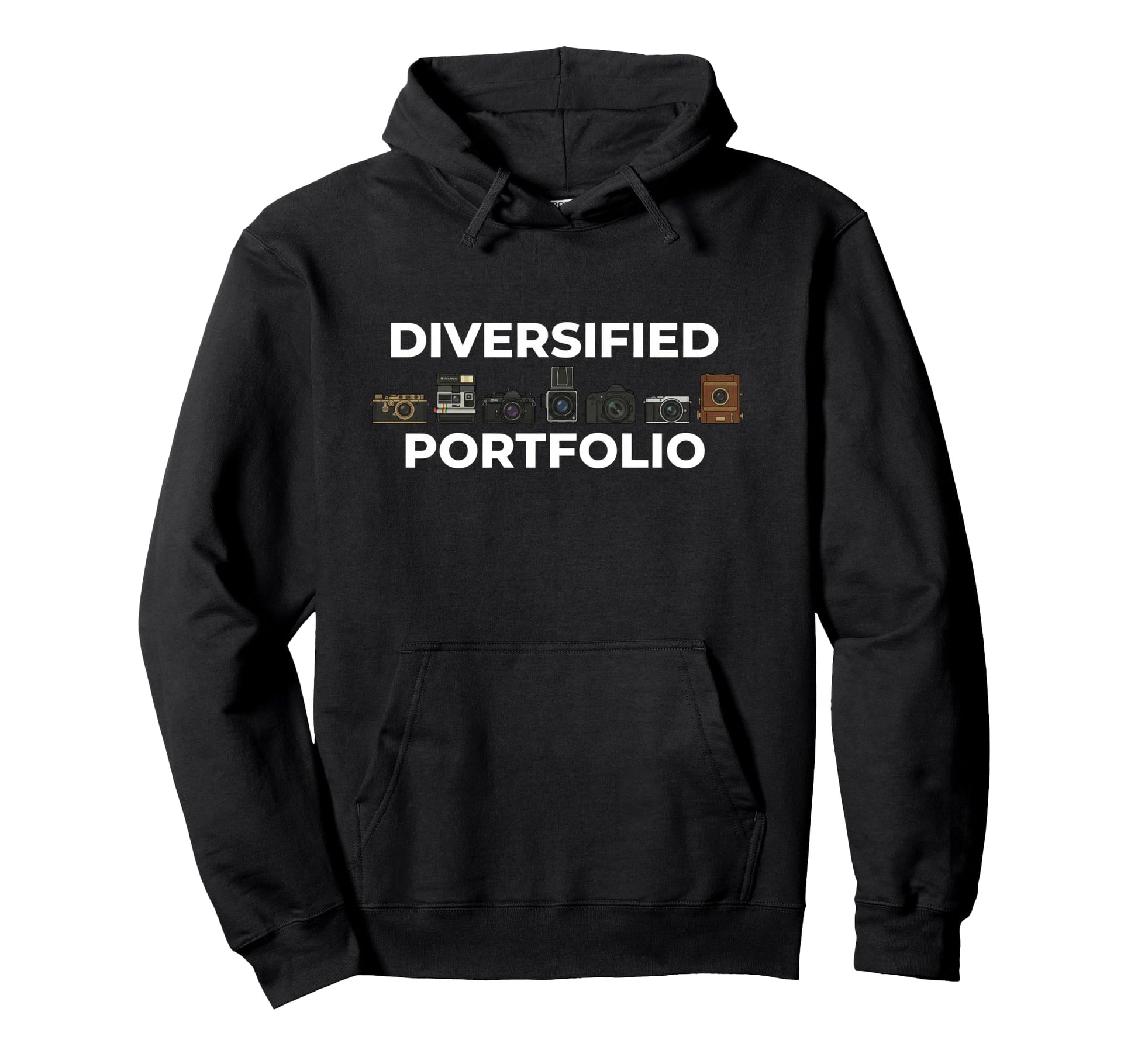 Diversified Portfolio Camera Hoodie - Custom Art Print for Adults - T-Shirt, Sweatshirt, Hoodie