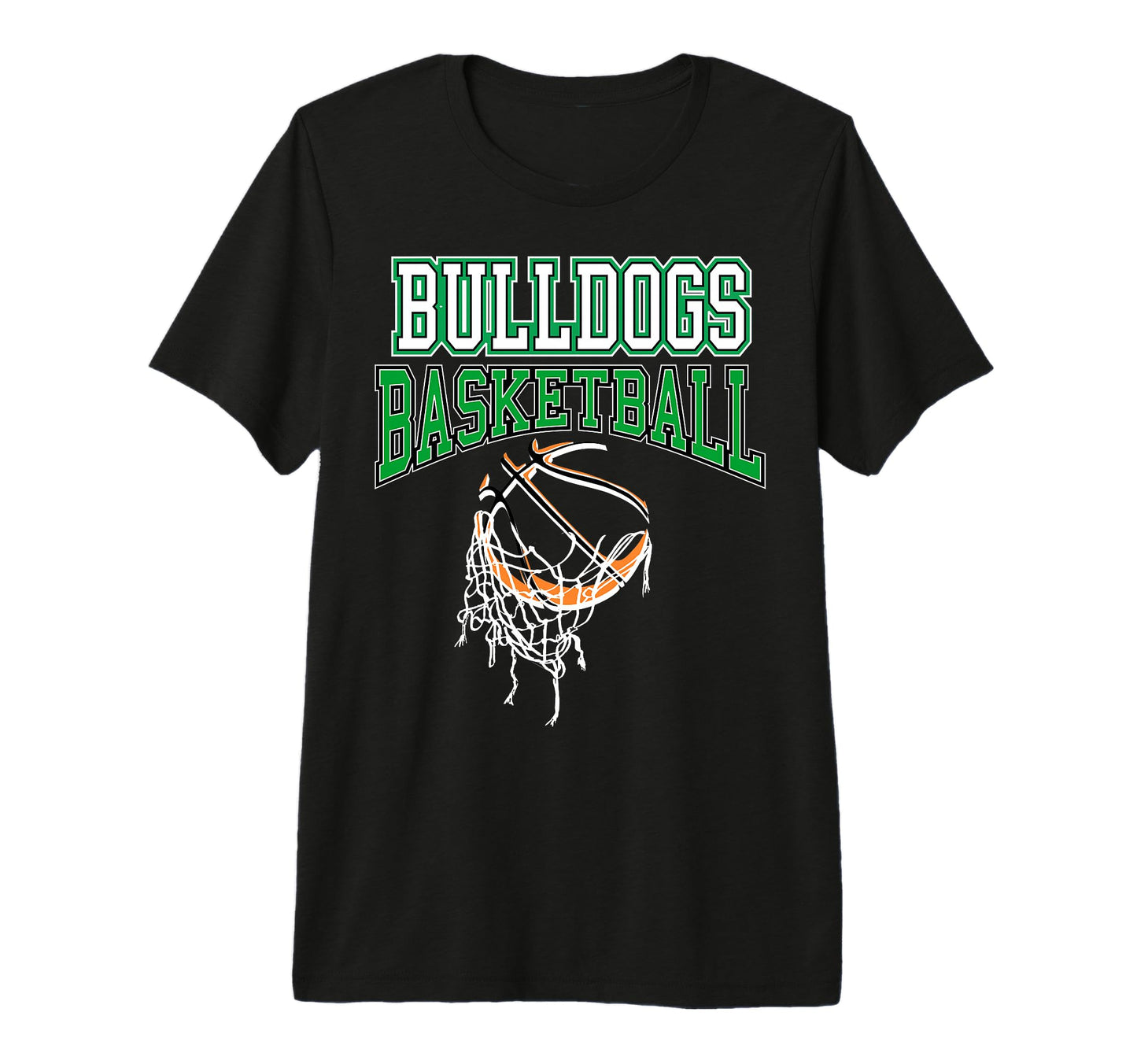 Bulldogs Basketball Mom Game Day T-Shirt - Custom Art Print for Adults - T-Shirt, Sweatshirt, Hoodie