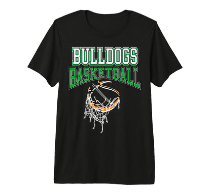 Bulldogs Basketball Mom Game Day T-Shirt - Custom Art Print for Adults - T-Shirt, Sweatshirt, Hoodie