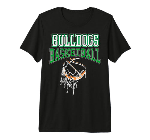 Bulldogs Basketball Mom Game Day T-Shirt - Custom Art Print for Adults - T-Shirt, Sweatshirt, Hoodie