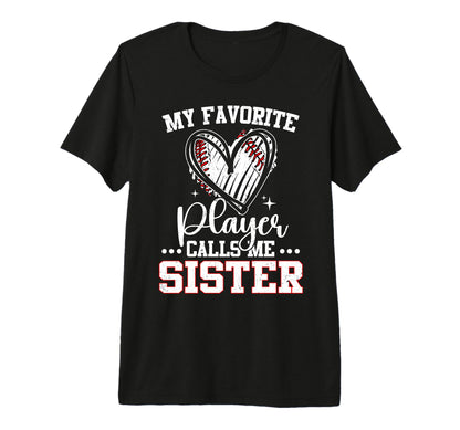 My Favorite Baseball Player Calls T-Shirt - Aesthetic Graphic for Adults - T-Shirt, Sweatshirt, Hoodie