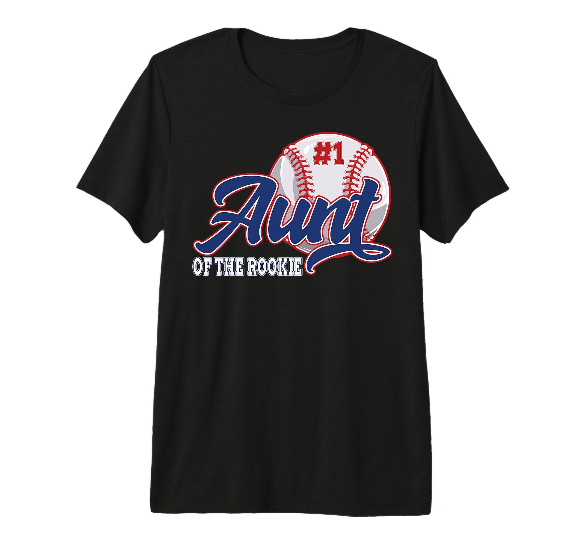 Aunt Rookie Baseball 1St Birthday T-Shirt - Casual Everyday Wear Unisex - T-Shirt, Sweatshirt, Hoodie