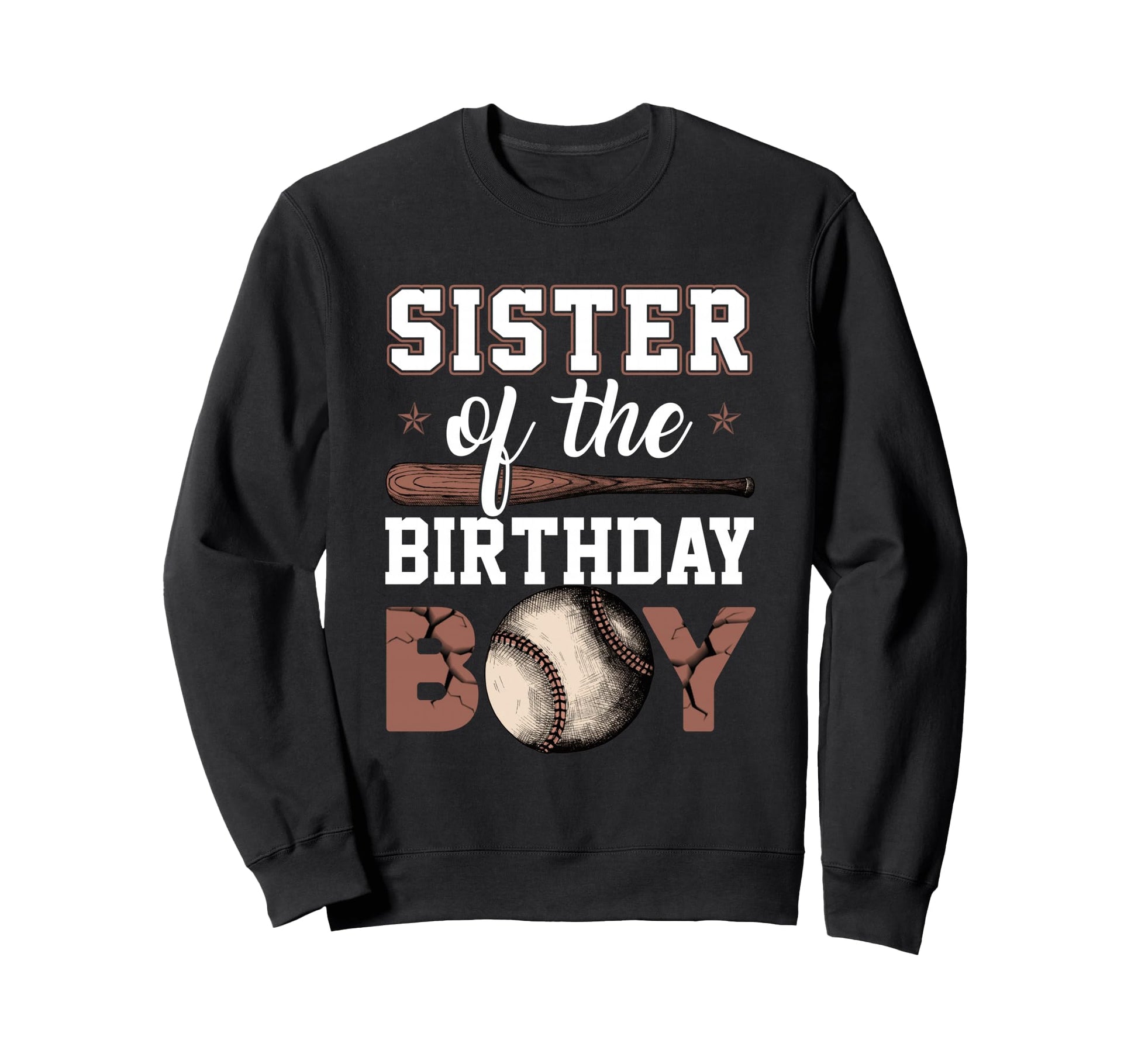 Sister Baseball Birthday Party Sweatshirt - Aesthetic Graphic Unisex - T-Shirt, Sweatshirt, Hoodie