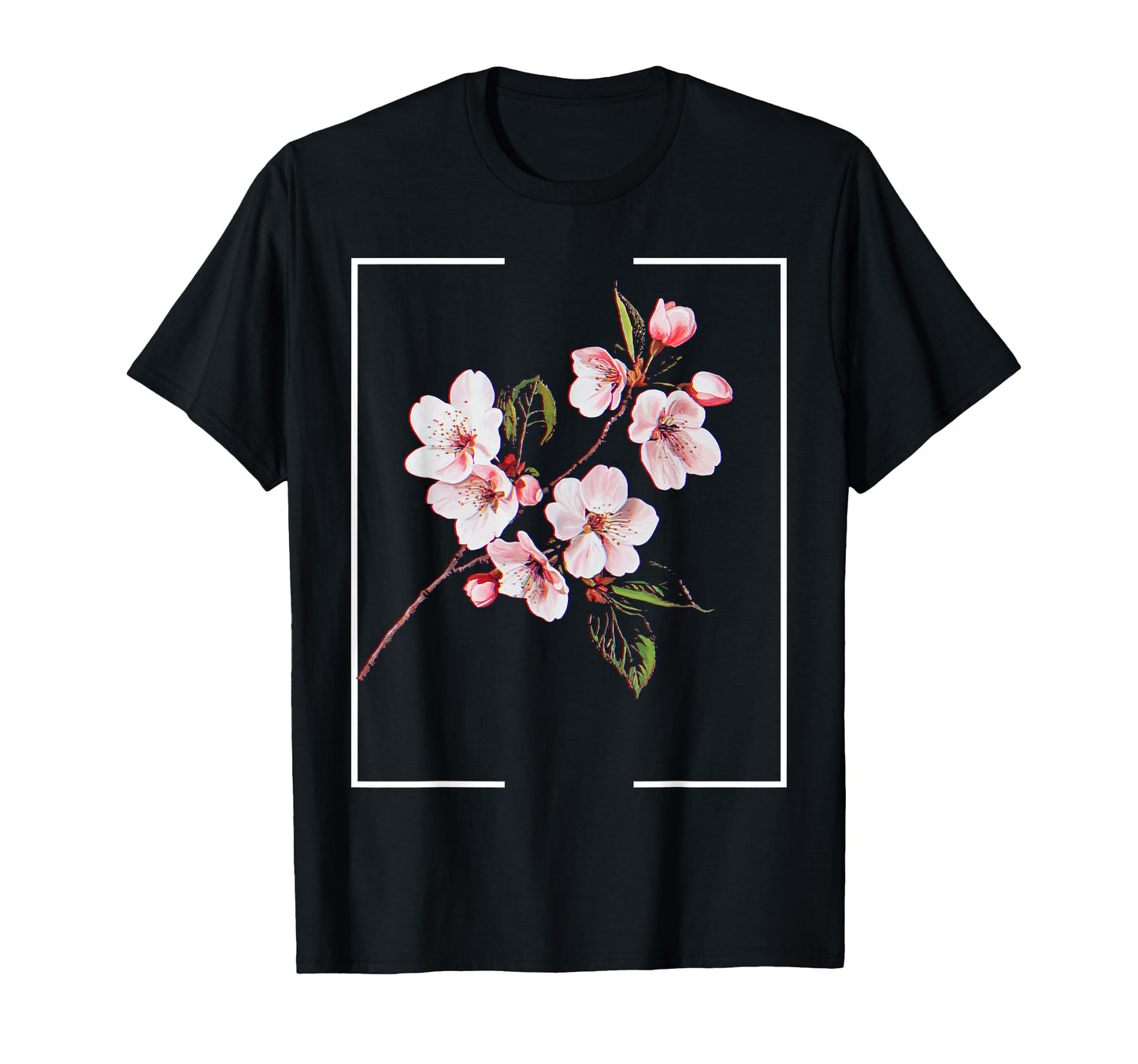 Cherry Blossom Japanese Aesthetic T-Shirt - Graphic Print for Adults - T-Shirt, Sweatshirt, Hoodie