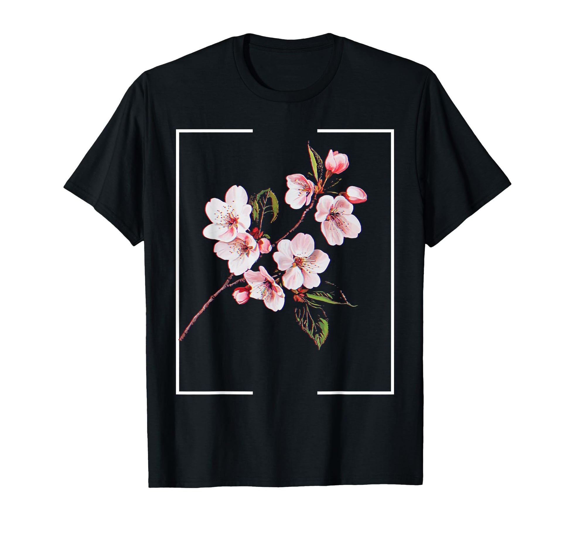 Cherry Blossom Japanese Aesthetic T-Shirt - Graphic Print for Adults - T-Shirt, Sweatshirt, Hoodie