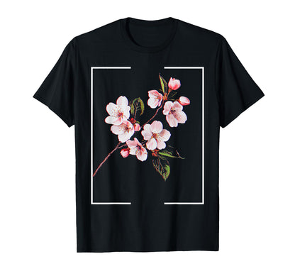 Cherry Blossom Japanese Aesthetic T-Shirt - Graphic Print for Adults - T-Shirt, Sweatshirt, Hoodie
