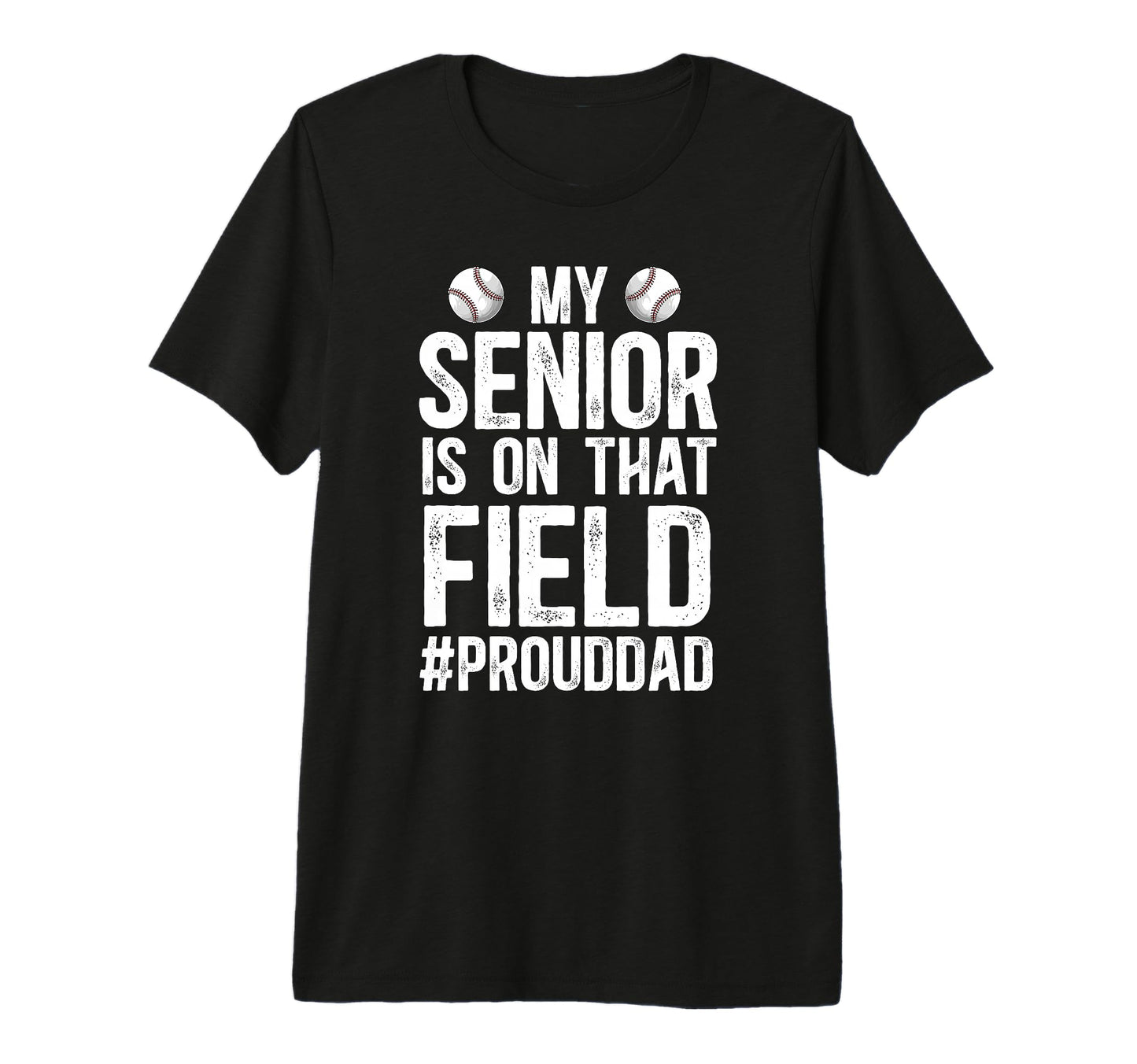 Mens Proud Baseball Senior Dad Baseball T-Shirt - Trendy Graphic Men Women - T-Shirt, Sweatshirt, Hoodie