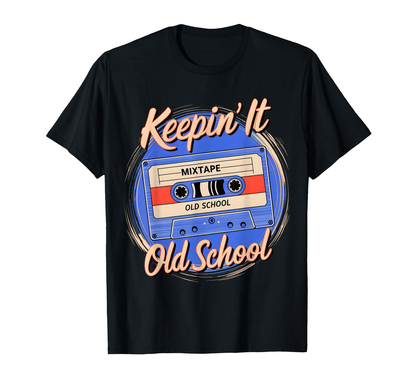 Old School Hip Hop 80S 90S Cassette T-Shirt - Graphic Print for Adults - T-Shirt, Sweatshirt, Hoodie