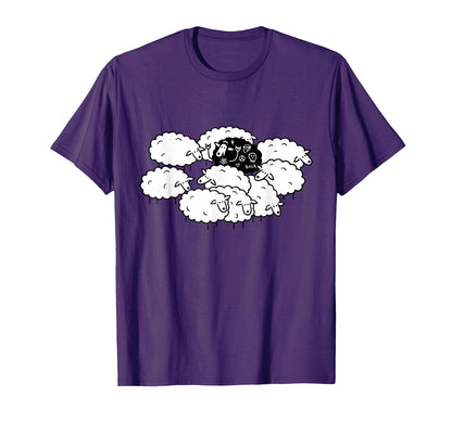 Rock N Roll Peace Love Black Sheep T-Shirt - Unique Graphic for Adults - T-Shirt, Sweatshirt, Hoodie