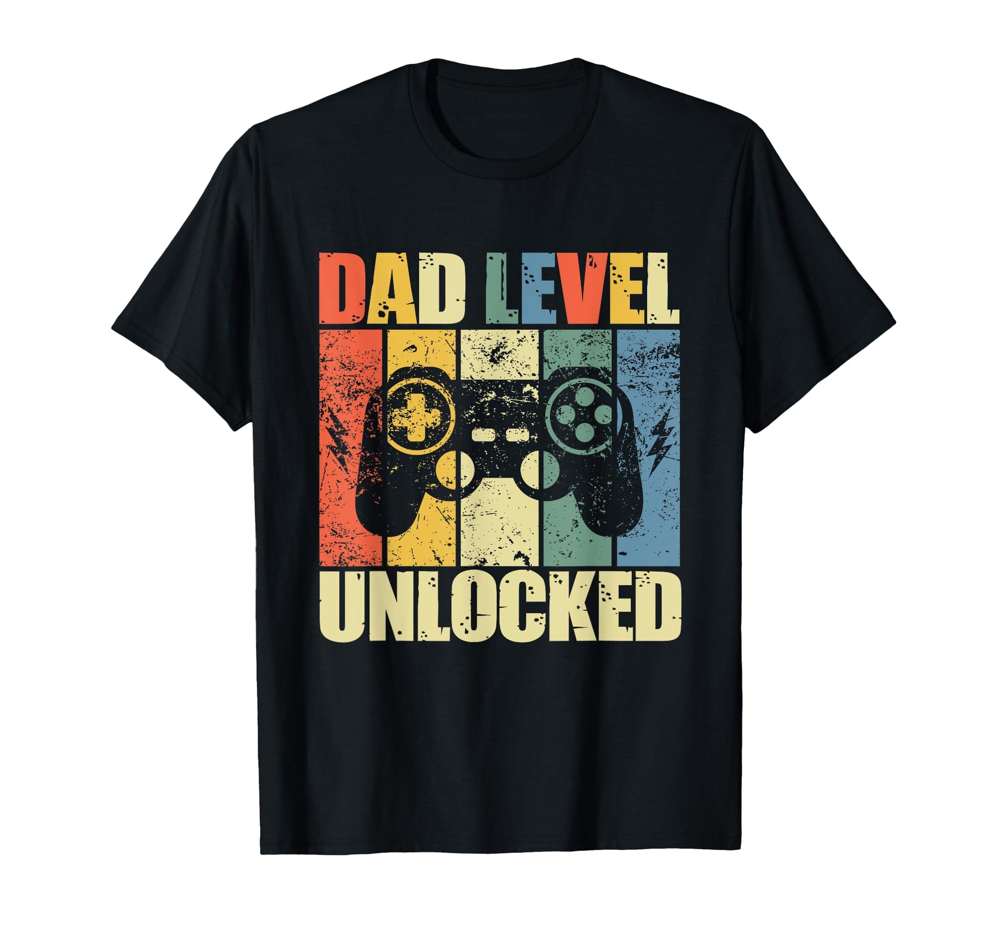 Dad Level Unlocked Gaming T-Shirt - Casual Everyday Wear Men Women - T-Shirt, Sweatshirt, Hoodie