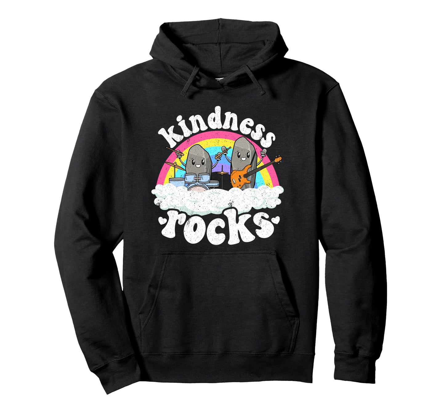 Anti Bullying Rainbow Hippie Music Hoodie - Streetwear Style Unisex - T-Shirt, Sweatshirt, Hoodie
