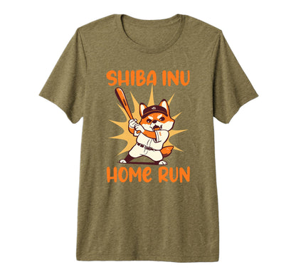 Funny Shiba Inu Baseball Player T-Shirt - Casual Everyday Wear for Adults - T-Shirt, Sweatshirt, Hoodie
