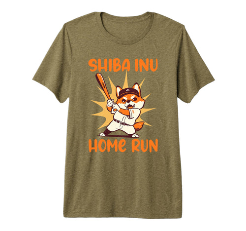 Funny Shiba Inu Baseball Player T-Shirt - Casual Everyday Wear for Adults - T-Shirt, Sweatshirt, Hoodie