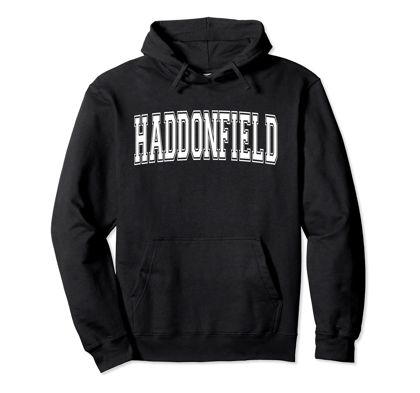 Haddonfield Nj New Jersey Usa Sports Varsity Hoodie - Trendy Graphic Unisex - T-Shirt, Sweatshirt, Hoodie