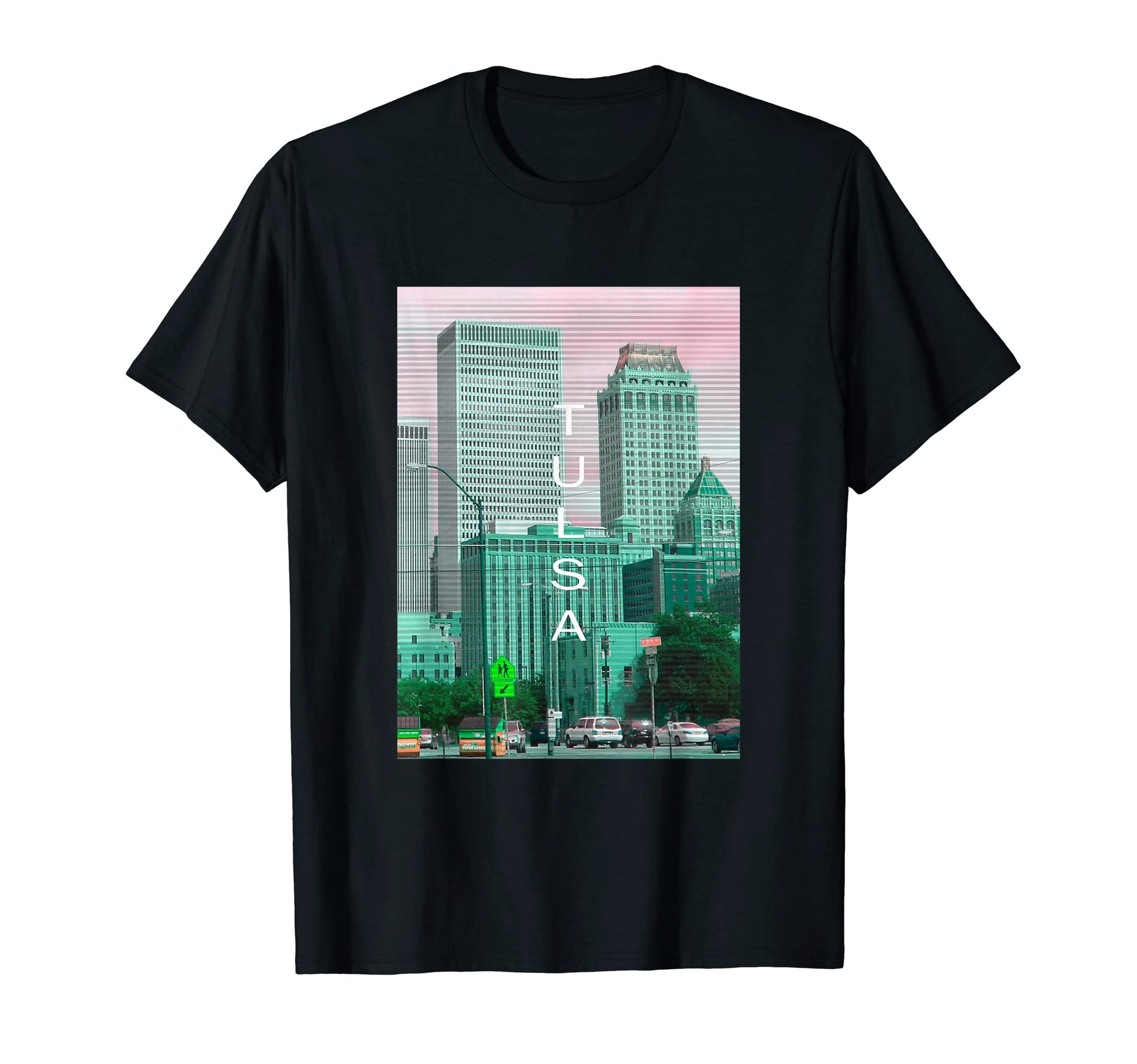 Oklahoma Vaporwave Aesthetic Souvenir T-Shirt - Trendy Graphic Men Women - T-Shirt, Sweatshirt, Hoodie