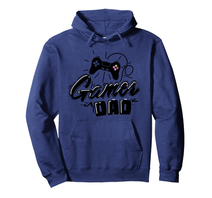Gamer Dad Console Controller Hoodie - Casual Everyday Wear Unisex - T-Shirt, Sweatshirt, Hoodie