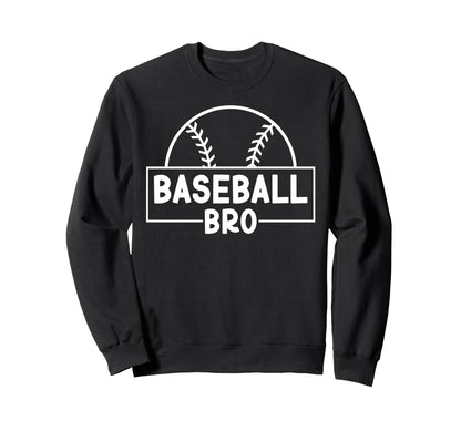 Baseball Bro Proud Baseball Sweatshirt - Aesthetic Graphic for Adults - T-Shirt, Sweatshirt, Hoodie