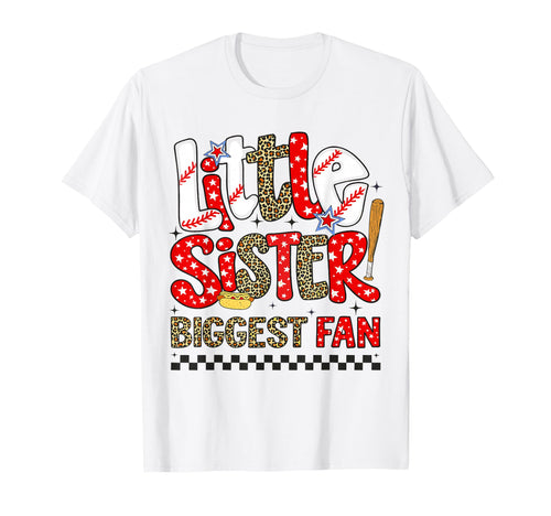Funny Little Sister Biggest Fan Bow T-Shirt - Streetwear Style Unisex - T-Shirt, Sweatshirt, Hoodie
