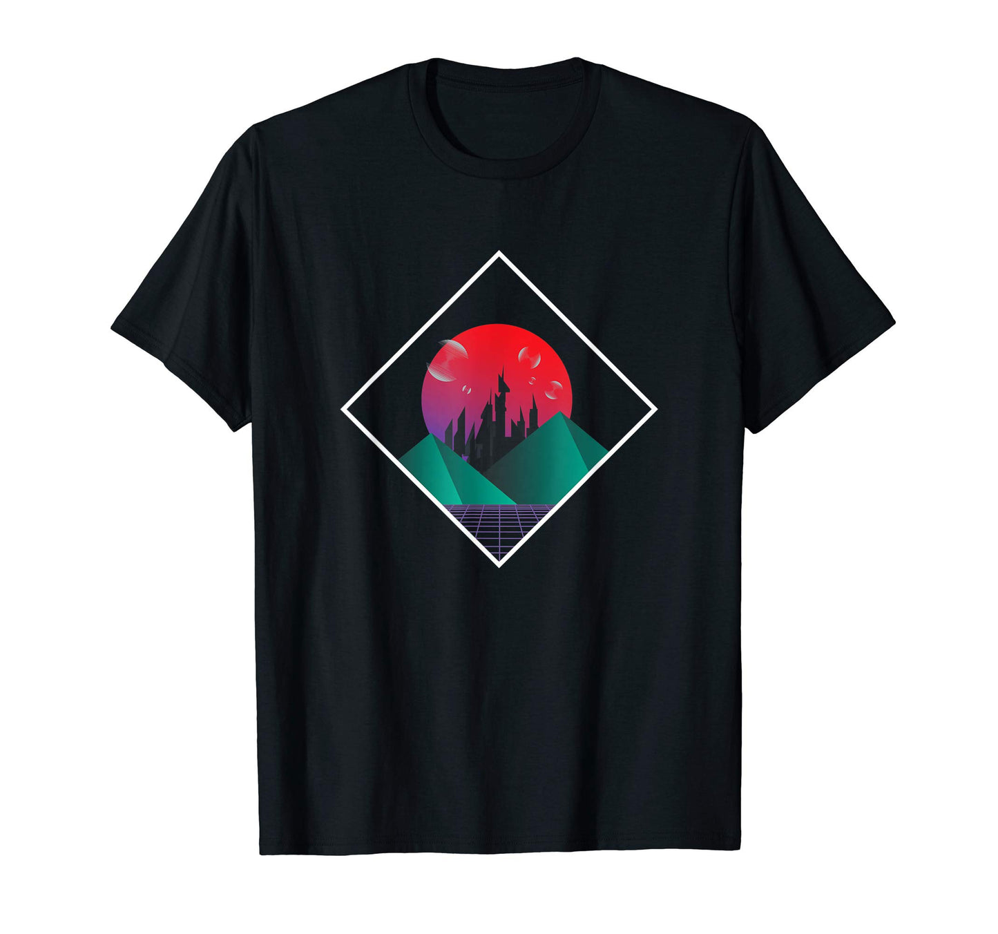 Future Pyramid City Sci Fi Space T-Shirt - Casual Everyday Wear for Adults - T-Shirt, Sweatshirt, Hoodie