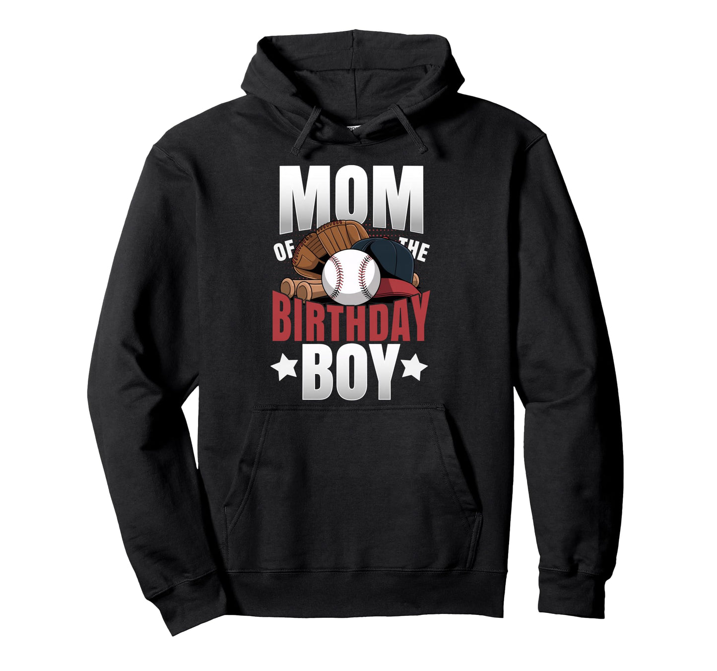 Mom Birthday Matching Baseball Hoodie - Custom Art Print for Adults - T-Shirt, Sweatshirt, Hoodie