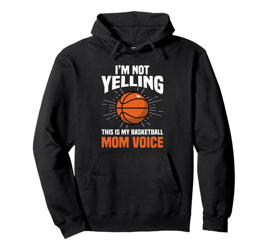 Game Day Basketball Mom Hoodie - Custom Art Print for Adults - T-Shirt, Sweatshirt, Hoodie