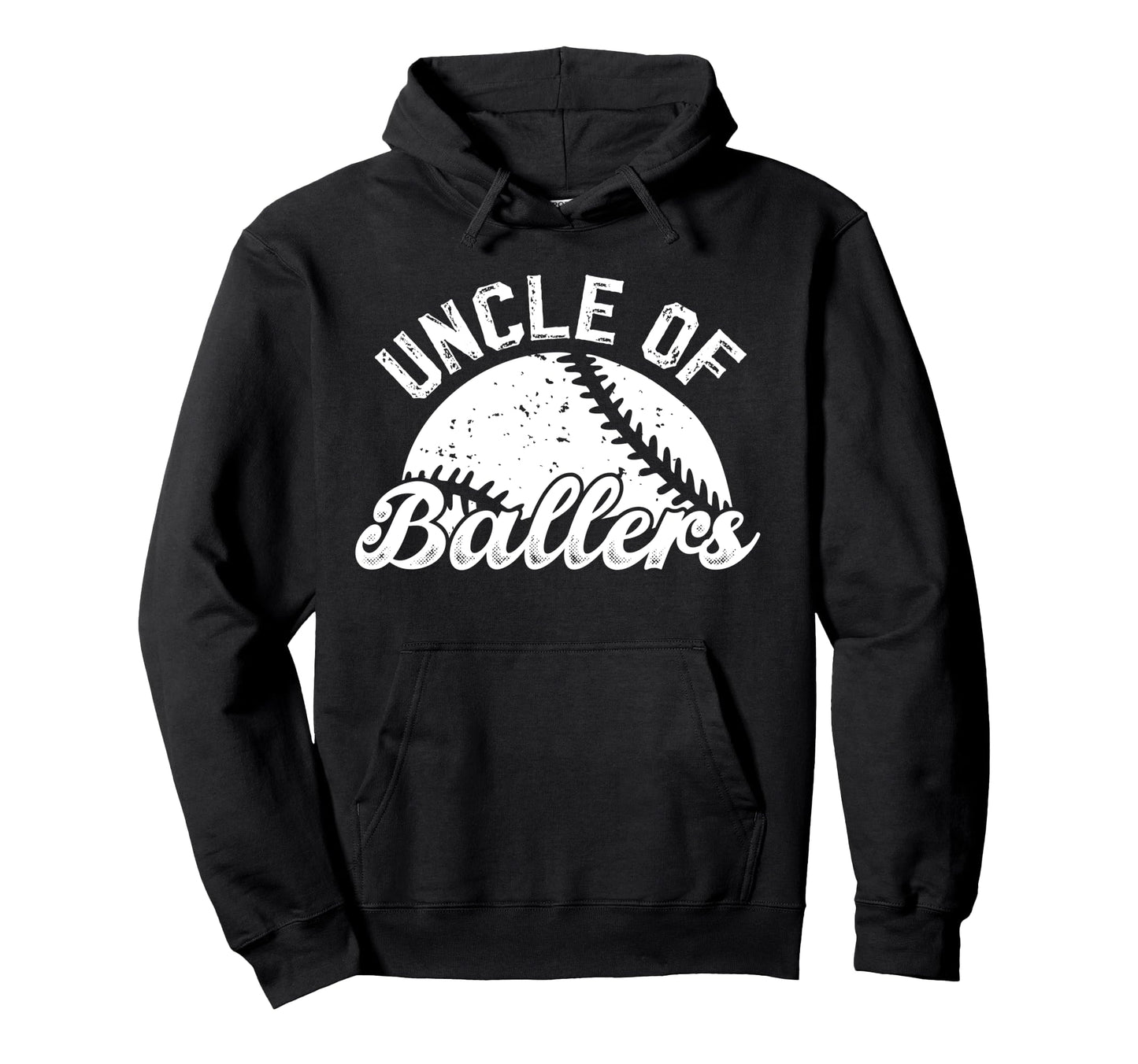 Uncle Ballers Baseball Uncle Baseball Hoodie - Custom Art Print for Adults - T-Shirt, Sweatshirt, Hoodie
