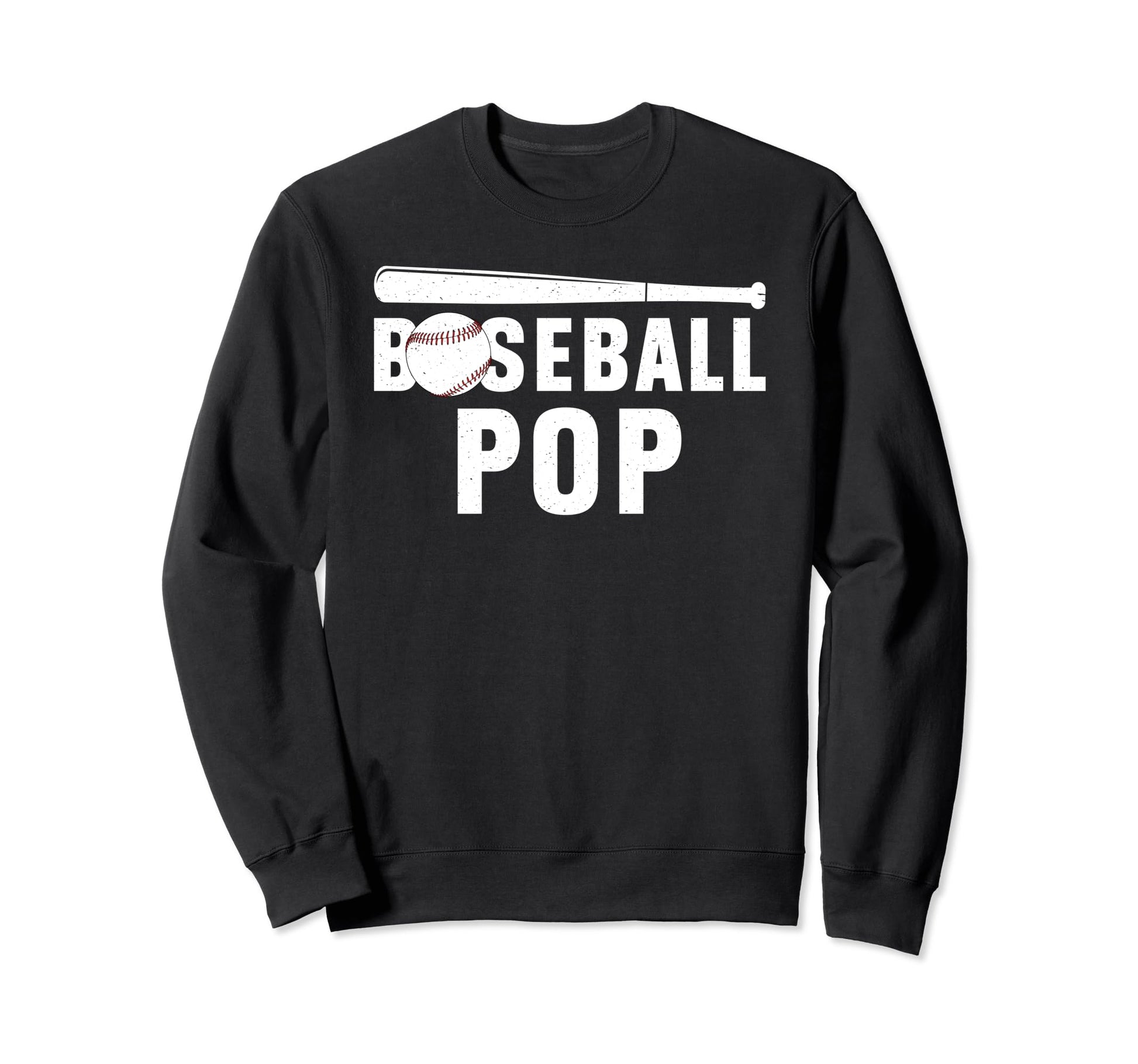 Baseball Pop Proud Grandpa Pop Sweatshirt - Fun Novelty Design for Adults - T-Shirt, Sweatshirt, Hoodie