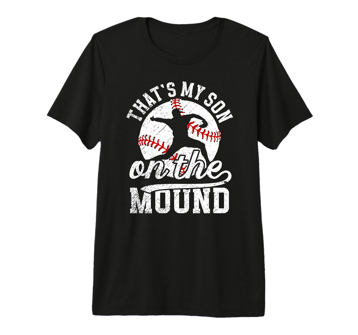 Thats My Son Baseball Pitcher Mom T-Shirt - Fun Novelty Design for Adults - T-Shirt, Sweatshirt, Hoodie