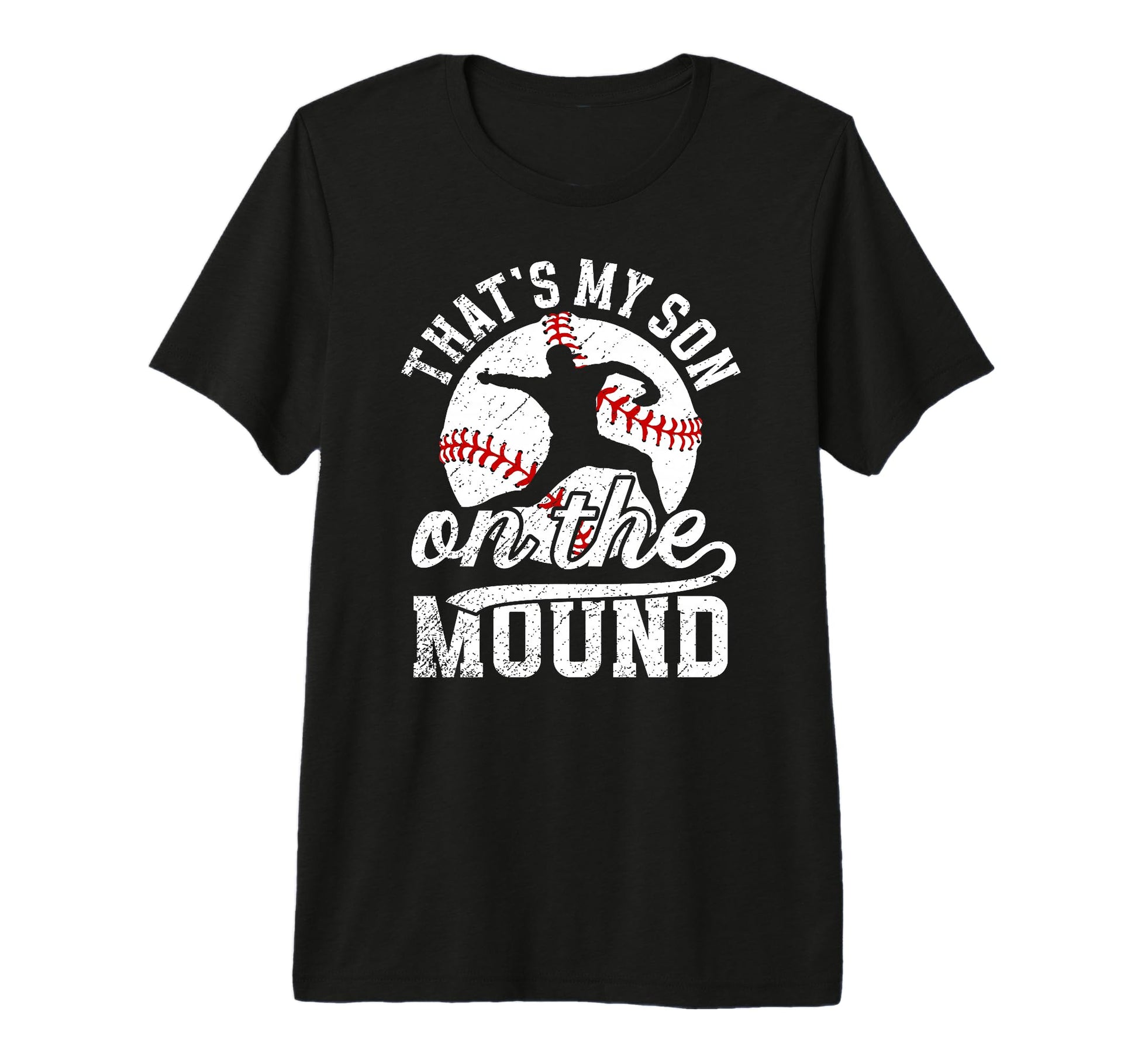 Thats My Son Baseball Pitcher Mom T-Shirt - Fun Novelty Design for Adults - T-Shirt, Sweatshirt, Hoodie