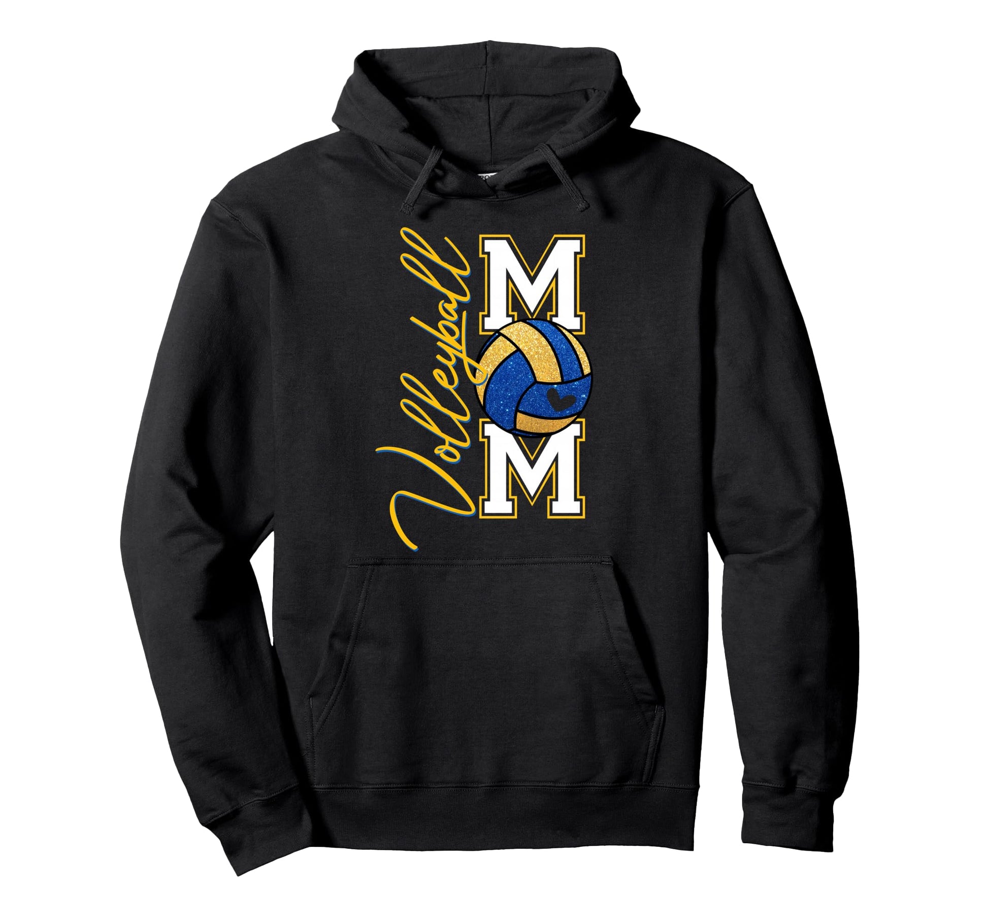 Volleyball Mom Sports Lover Gameday Hoodie - Fun Novelty Design Unisex - T-Shirt, Sweatshirt, Hoodie