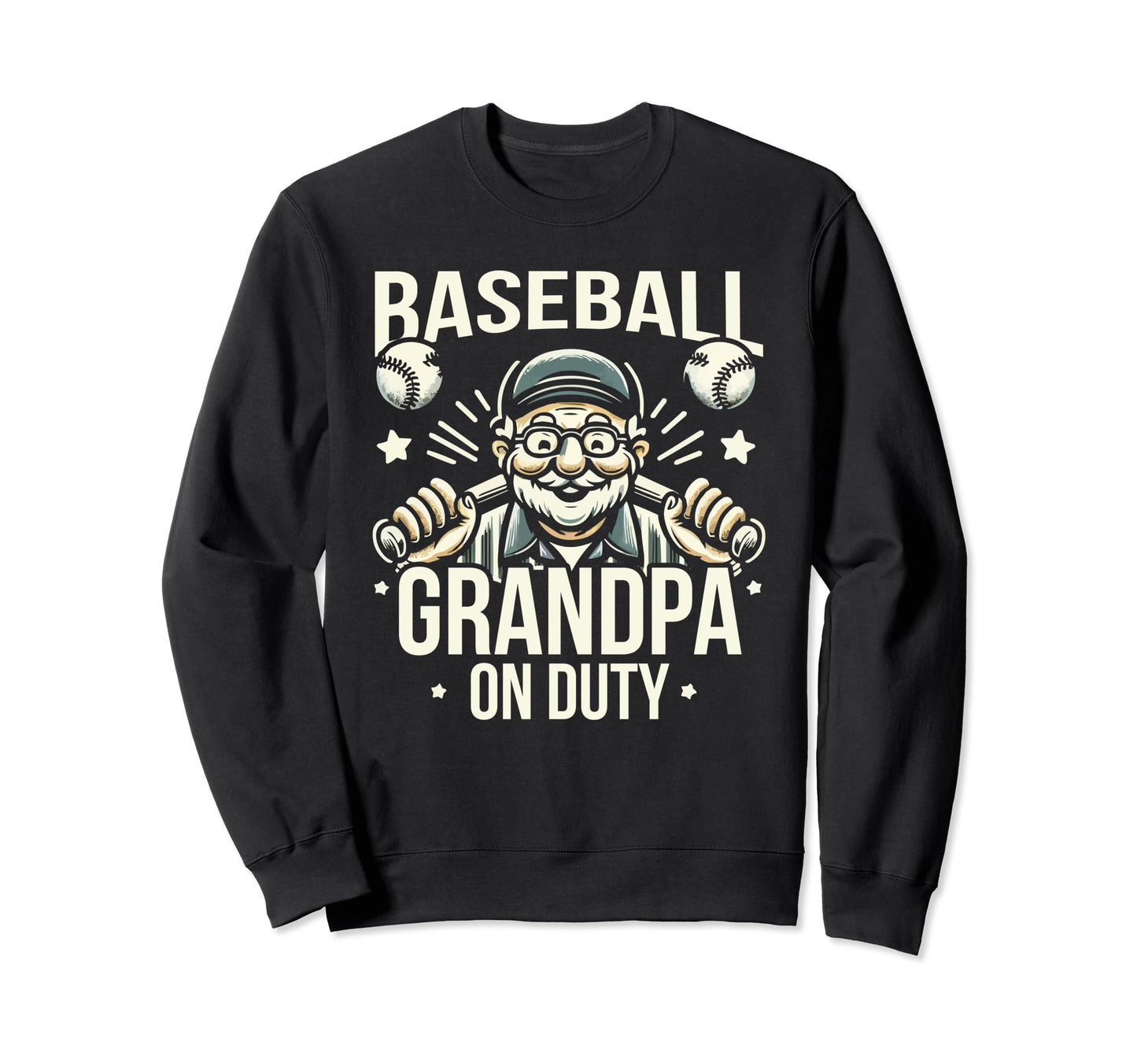 Baseball Grandpa Grandfather Gramps Sweatshirt - Novelty Apparel Unisex - T-Shirt, Sweatshirt, Hoodie