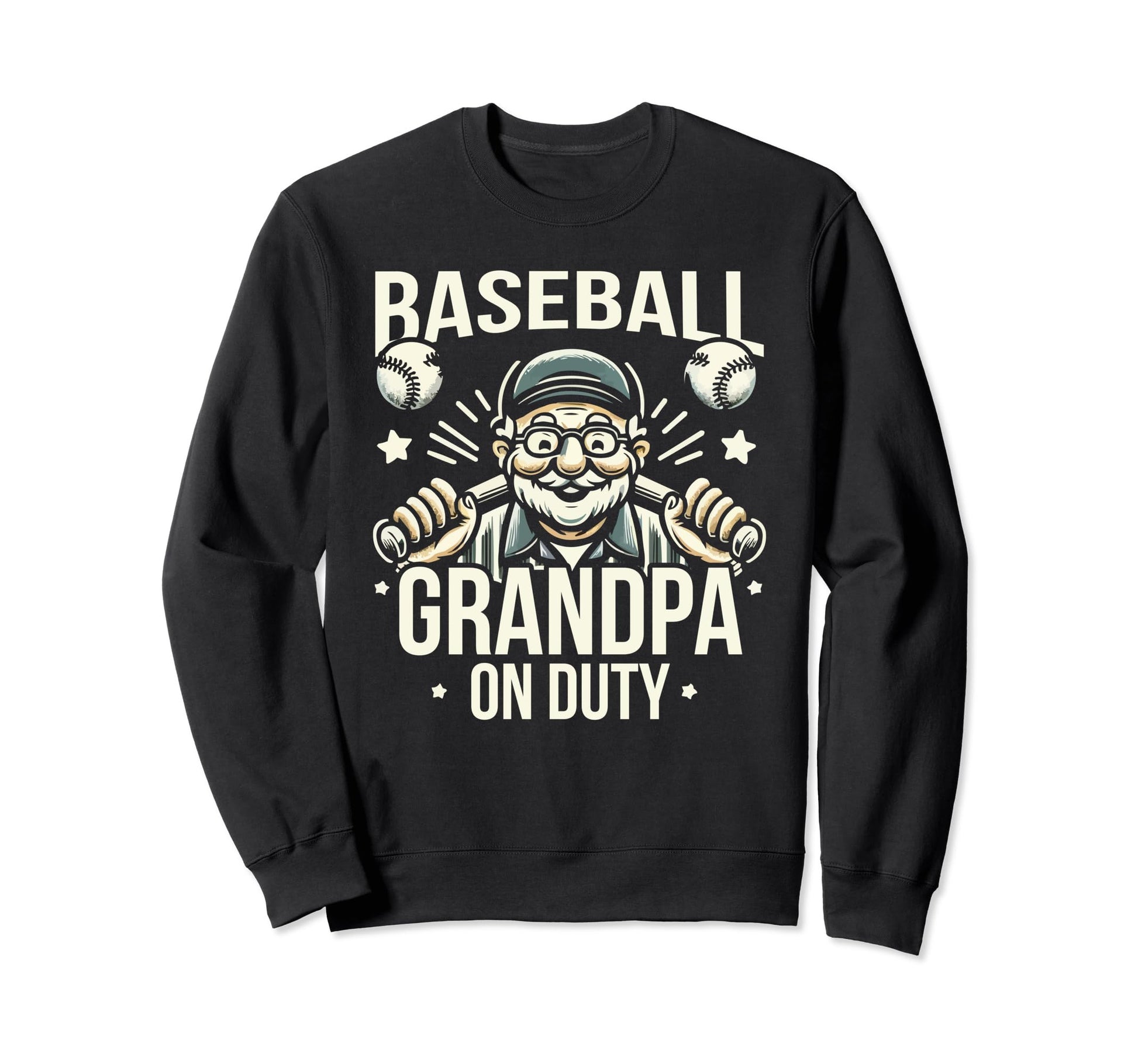 Baseball Grandpa Grandfather Gramps Sweatshirt - Novelty Apparel Unisex - T-Shirt, Sweatshirt, Hoodie