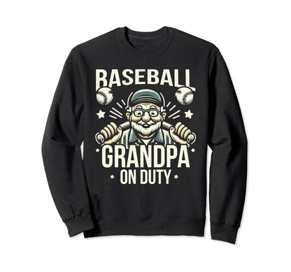 Baseball Grandpa Grandfather Gramps Sweatshirt - Novelty Apparel Unisex - T-Shirt, Sweatshirt, Hoodie
