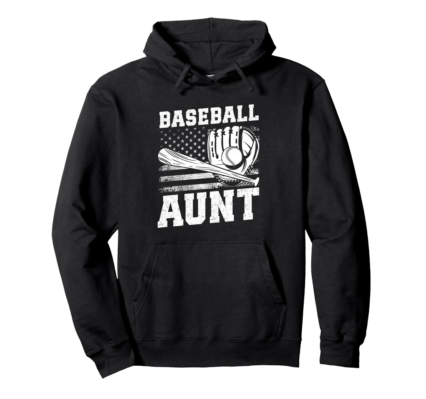 Baseball Aunt Hoodie - Fun Novelty Design Unisex - T-Shirt, Sweatshirt, Hoodie