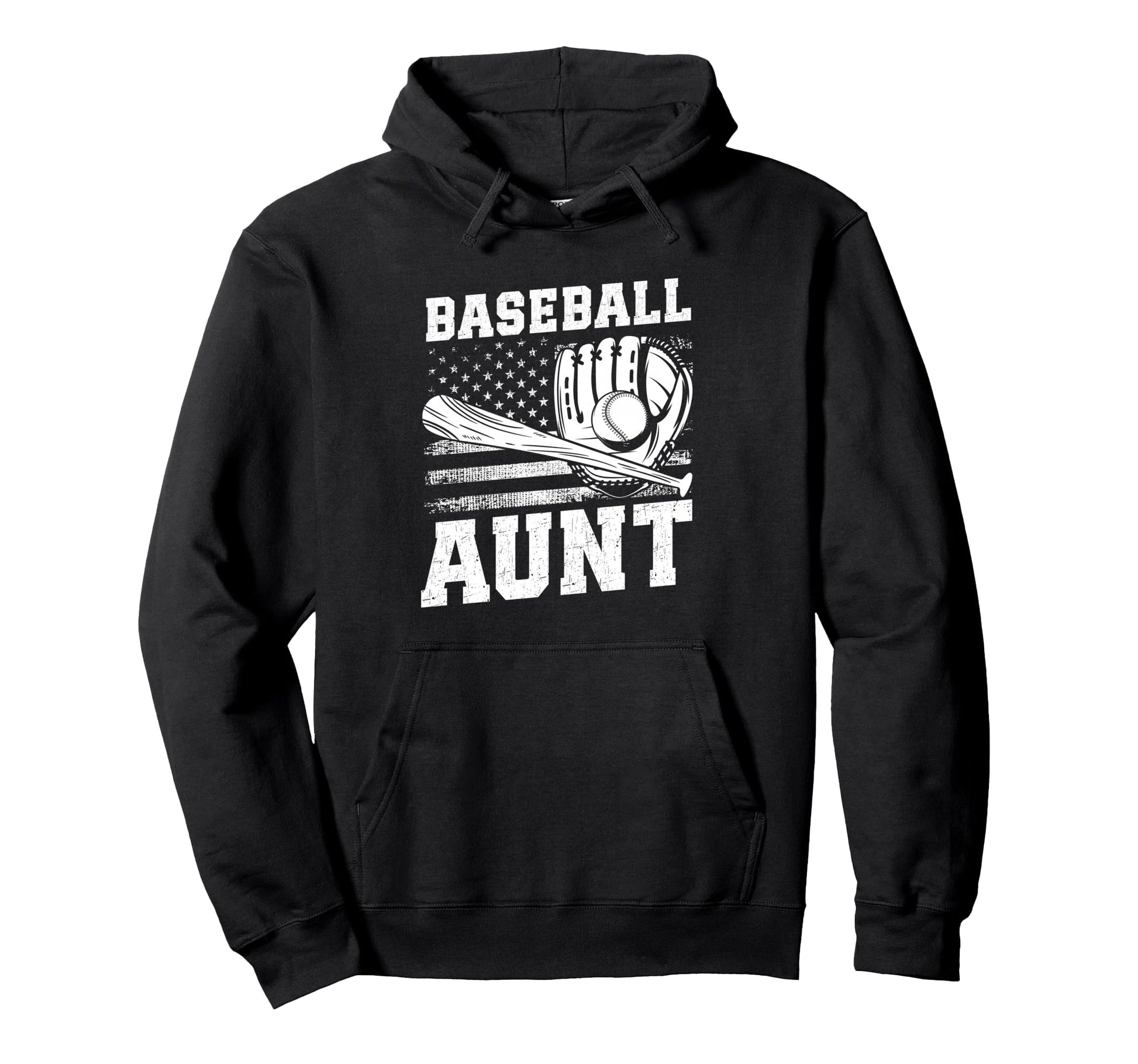 Baseball Aunt Hoodie - Fun Novelty Design Unisex - T-Shirt, Sweatshirt, Hoodie
